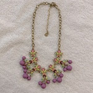 NWT Talbots statement necklace with beats and rhinestones.